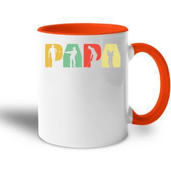 Papa Golfspielerintage Golferatertag Papa Geschenk Tasse Zweifarbig - Geschenkecke