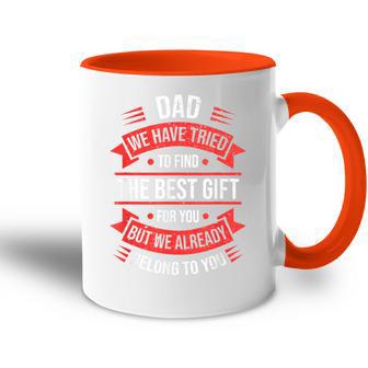 Papa Wir Habenersucht Die Besten Geschenkgeschenke Für Männer Zu Finden Lustigerater Tasse Zweifarbig - Geschenkecke