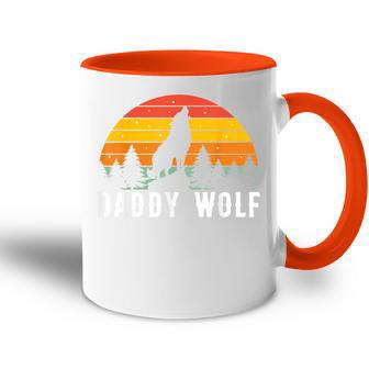 Papa Wolf Für Liebhaber Wölfe Tierweltatertag Tasse Zweifarbig - Geschenkecke