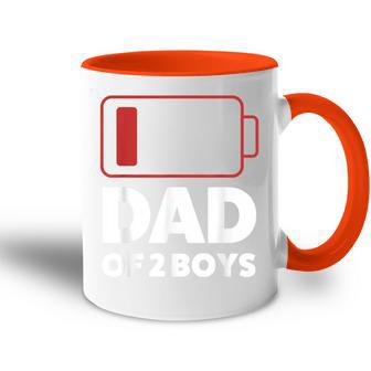 Papaon 2 Boys Papa Des Son Tasse Zweifarbig - Geschenkecke