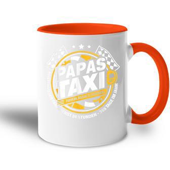 Papa´S Taxi Chauffeur Auto Fahren Bringen Und Holen Tasse Zweifarbig - Geschenkecke