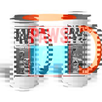 Paw Amusant Pour Les Amoureux Des Chats Et Des Requins Accent Mug - Cadeauxyz