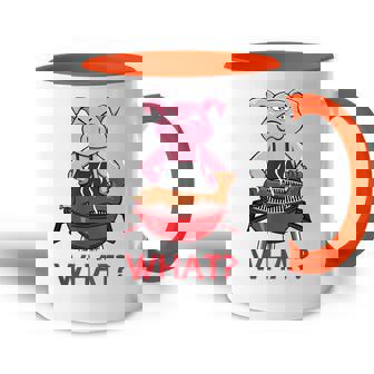 Pig What Barbecue Humoristique Pour Cochon Etiande Accent Mug - Cadeauxyz