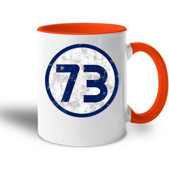 Regalo De Círculo Azul Número 73 De Sheldon Nerd Accent Mug - Regaloses
