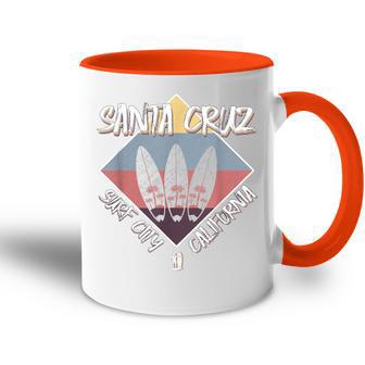 Santa Cruzintage Retro California Surf Tasse Zweifarbig - Geschenkecke