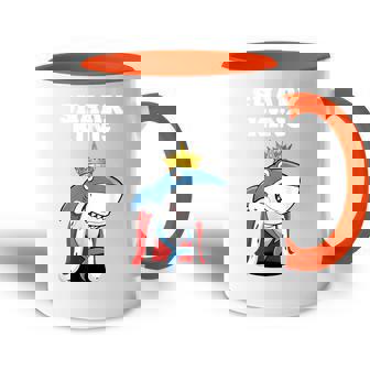 Shark King De Tiburón Para Niños Tiburón Para Hombre Accent Mug - Regaloses
