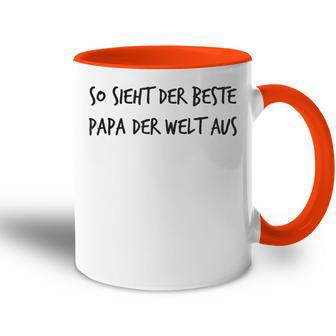 So Sieht Der Beste Papa Der Welt Aus Geschenkater-Tag Man Tasse Zweifarbig - Geschenkecke