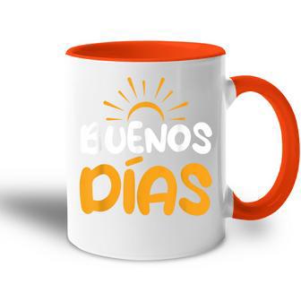 Spanien Spanisch Spruch Guten Morgen Buenos Dias Spanish S Tasse Zweifarbig - Geschenkecke