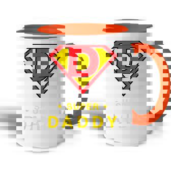 Super Daddy Cadeau De Fête Des Pères Super Héros Accent Mug - Cadeauxyz