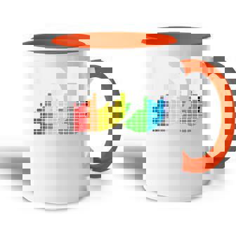 Texto De Dj Con Ecualizador De Coloración Led Para Discjockey Dj Accent Mug - Regaloses