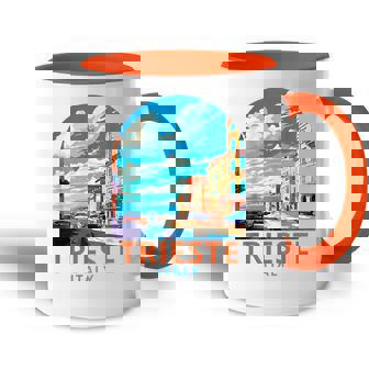 Triesteiajeiajeacaciones Souvenir Trieste Italia Accent Mug - Regaloses