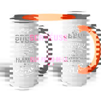 Une Super Serveuse Neieillit Pas Cadeau Serveuse Accent Mug - Cadeauxyz
