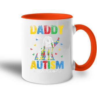 Vater Eines Autismus Kriegers Autisten Autist Autismus Papa Tasse Zweifarbig - Geschenkecke