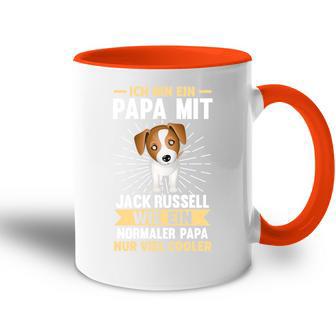 Vater Papaatertag Jack Russell Terrier Papa Tasse Zweifarbig - Geschenkecke