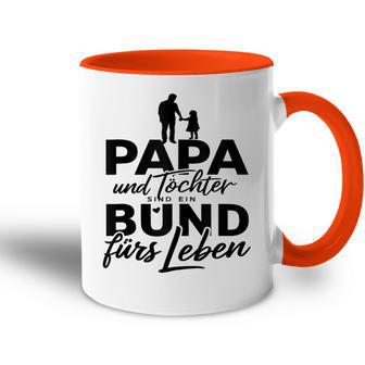 Vatertag Papa Tochter Freundschaft Papa Und Tochter Tasse Zweifarbig - Geschenkecke