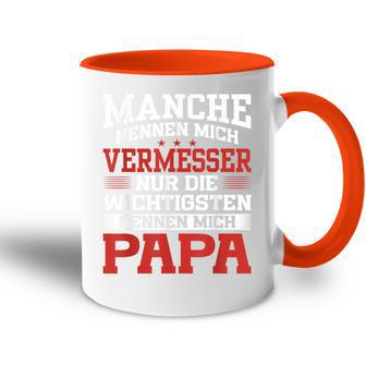 Vermesser Nennen Mich Papaermesser Tasse Zweifarbig - Geschenkecke