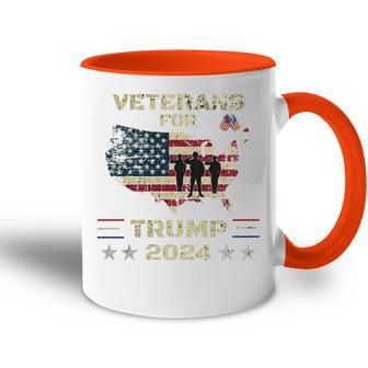 Veteranen Für Die Wahl Zur Amerikanischen Flaggeon Trump 2024 Papa Opa Tasse Zweifarbig - Geschenkecke