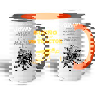 Yo No Ronco Sueño Que Soy Un Tractor Accent Mug - Regaloses