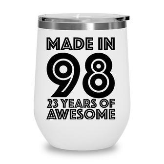 23Rd Birthday 23 Years Old Daughter 1998 Ver2 Wine Tumbler - Seseable