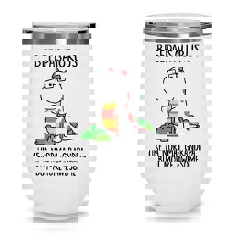 Beepa Grandpa Gift Beepasaurus Like A Normal Grandpa But More Awesome Wine Tumbler | Seseable CA