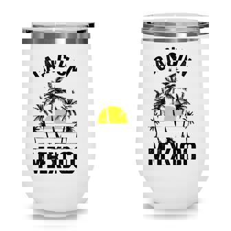 Cancun Beach Souvenir Mexico 2021 Vacation Family Wine Tumbler - Seseable