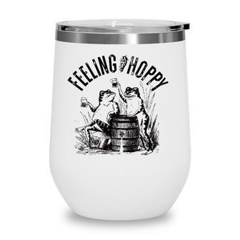 Craft Beer Brewer Lover Gift Funny Hops And Drinking Frogs Wine Tumbler - Seseable