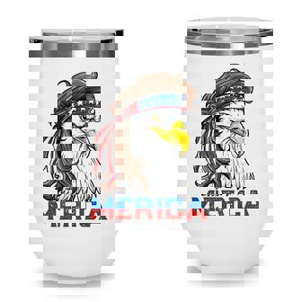 Eagle Mullet 4Th Of July American Flag Merica Usa Essential Wine Tumbler - Seseable