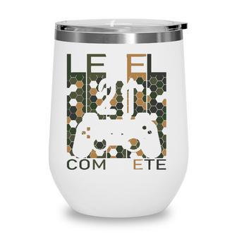 Gaming 21 Years Old Lvl 21 Complete 2001 Level 21 Ver2 Wine Tumbler - Seseable