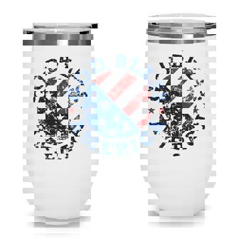 God Bless America Flag 4Th Of July Independence Day Wine Tumbler - Seseable