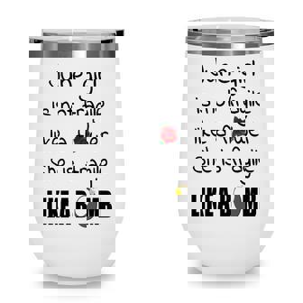June Girl June Girl Isn’T Fragile Like A Flower She Is Fragile Like A Bomb V2 Wine Tumbler - Seseable
