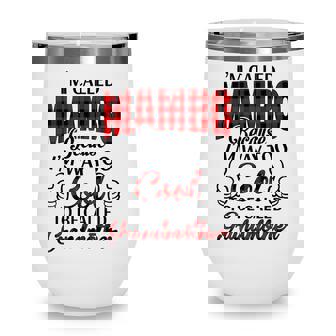 Mambo Grandma Gift Im Called Mambo Because Im Too Cool To Be Called Grandmother Wine Tumbler - Seseable