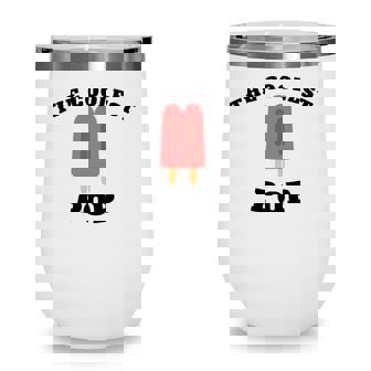 Mens Coolest Pop Popsicle Funny Fathers Day Wine Tumbler - Seseable