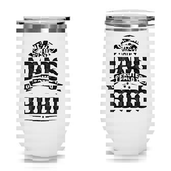 Mens The Greatest Dads Get Promoted To Bobo Grandpa- Wine Tumbler - Seseable