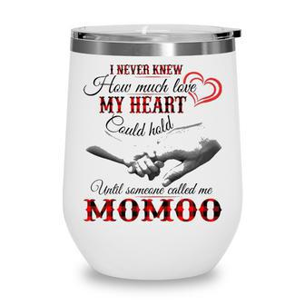 Momoo Grandma Gift Until Someone Called Me Momoo Wine Tumbler - Seseable