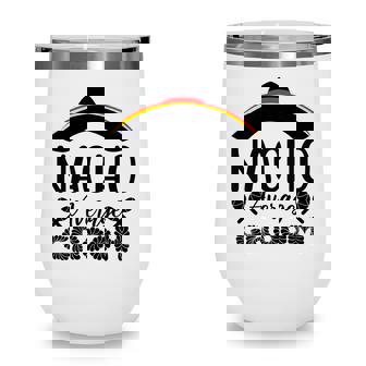 Nacho Average Groom Bachelor Party Black Wine Tumbler - Seseable