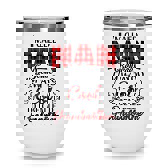 Nan Grandma Gift Im Called Nan Because Im Too Cool To Be Called Grandmother Wine Tumbler - Seseable