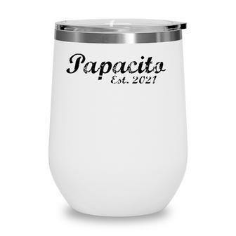 New Spanish Fathers Day Papacito 2021 Gift Wine Tumbler - Seseable
