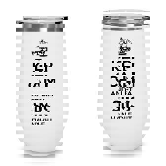 Sims Funny Surname Family Tree Birthday Reunion Gift Idea Wine Tumbler - Seseable