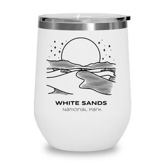 Vintage White Sands National Park Hike Wine Tumbler - Seseable