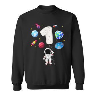 1 Astronaut Geburtstagsfeier 1 Jahr Altes Astronomie-Kostüm Sweatshirt - Seseable