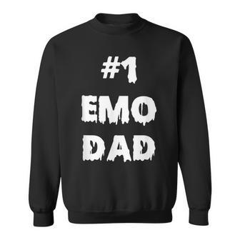 1 Emo Dad Apparel For Fathers Dads Men Sweatshirt - Monsterry DE