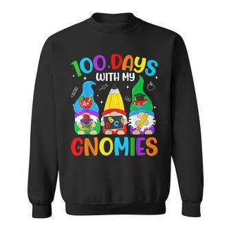 100 Days With My Gnomies 100 Days Of School Gnome Smarter Sweatshirt - Seseable