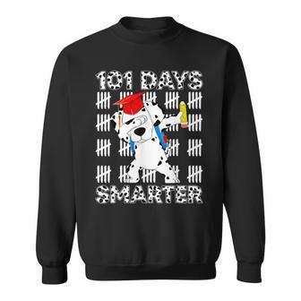 100 Days Of School Dalmatian Dog Boy Kid 100Th Day Of School Sweatshirt | Mazezy