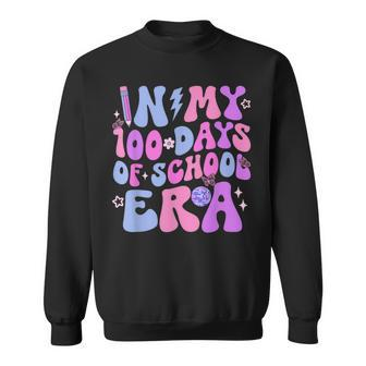In My 100 Days Of School Era Retro Disco 100Th Day Of School Sweatshirt | Mazezy