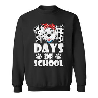 101 Days Of School Dalmatian Dog 100 Days Smarter Teachers Sweatshirt - Monsterry AU