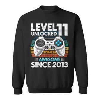11 Yr Bday Son Boy Gamer 11Th 11 Year Old Birthday Sweatshirt | Mazezy UK
