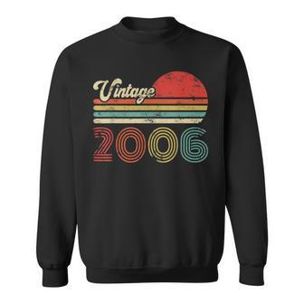 18 Year Old Birthday Vintage 2006 18Th Birthday Sweatshirt - Seseable