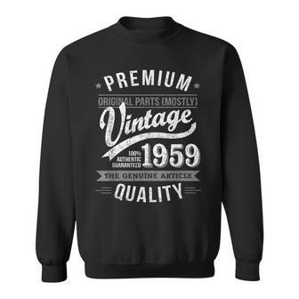 1959 Vintage 2024 65Th Birthday For Men Sweatshirt - Seseable