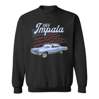 1964 64 Impala Lowrider Ss Classic Vintage Muscle Car 67 66 Sweatshirt - Monsterry CA