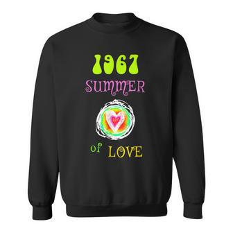 1967 Summer Of Love Hippie Heart Sweatshirt - Monsterry